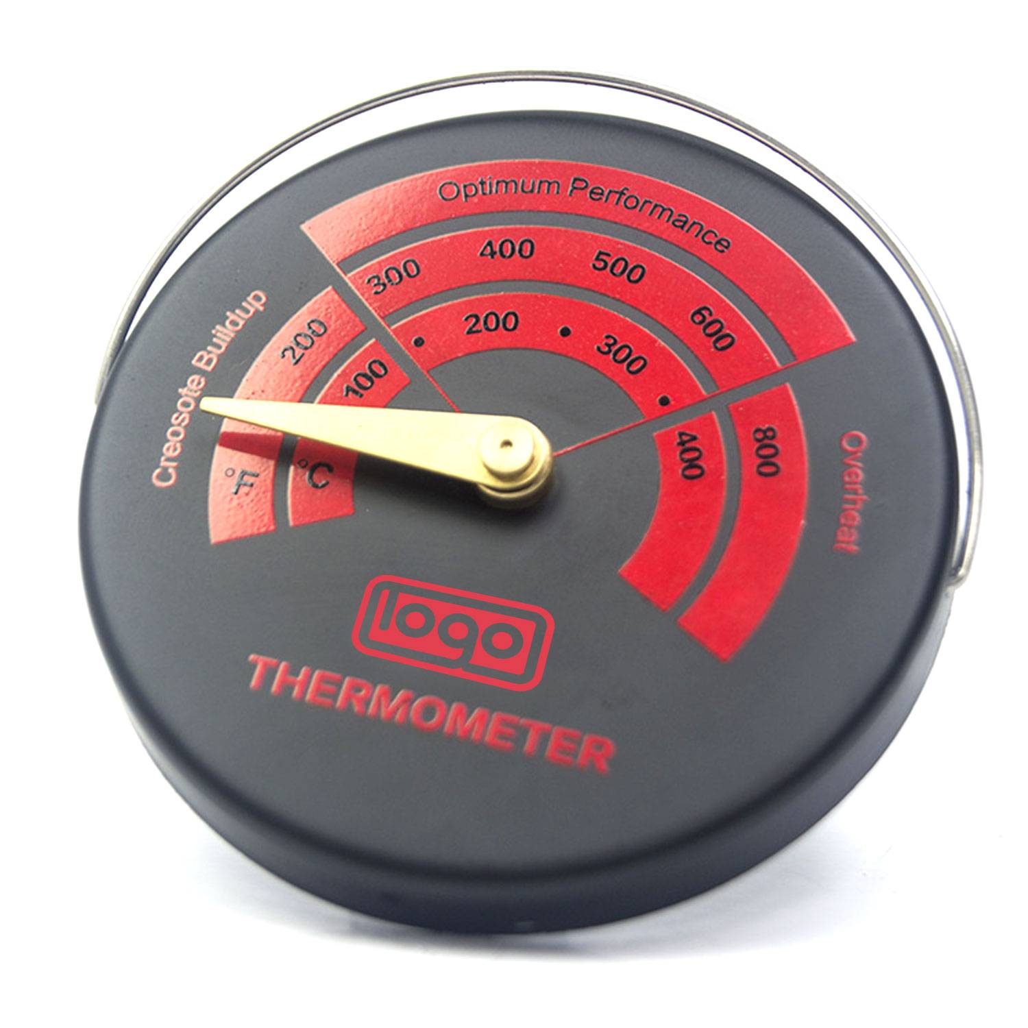 Round Magnetic stove Thermometer 9
