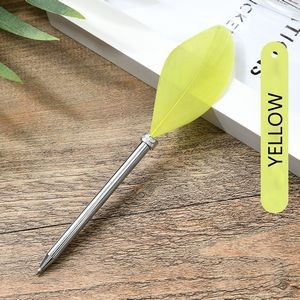 Short Tail Feather Metal Pen 19