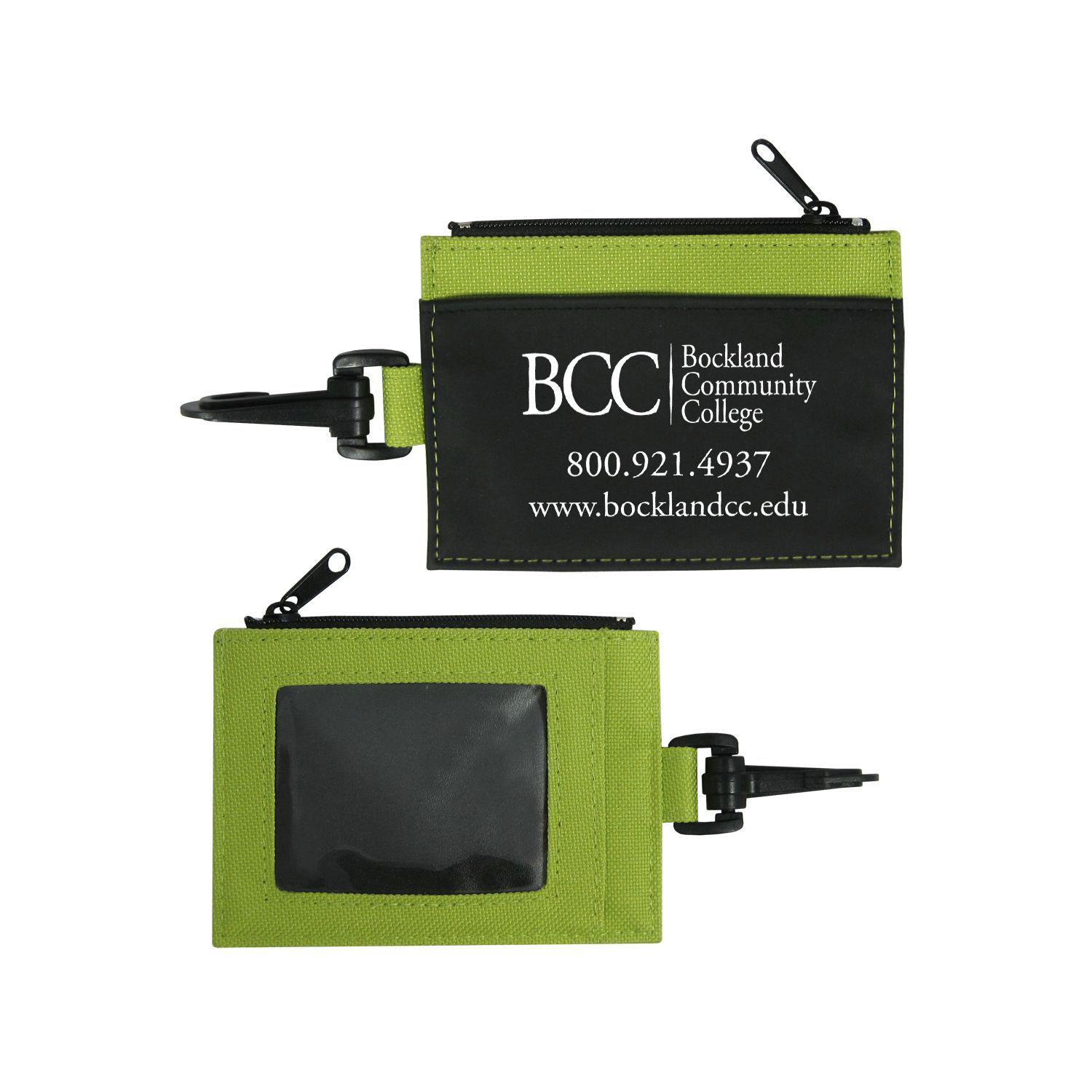 Zippered Id Wallet W/Clip 2
