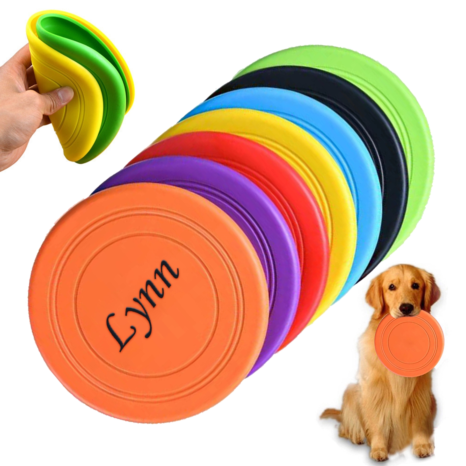 Silicone Pet Flying Disc 1
