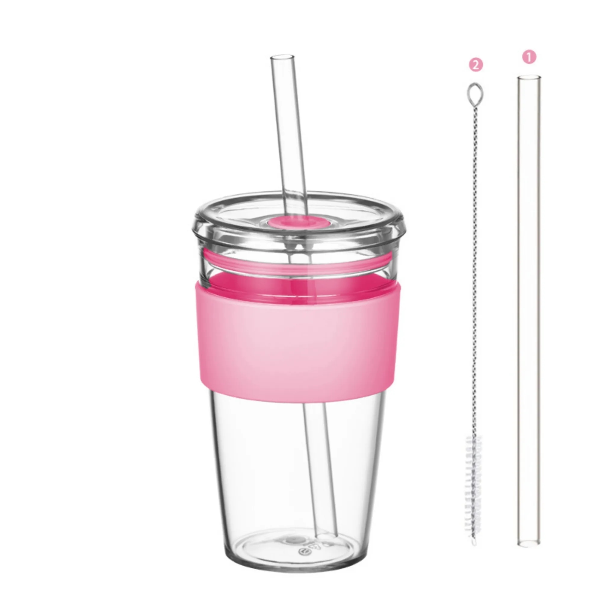 Tritan Sleeve Straw Water Cup 9