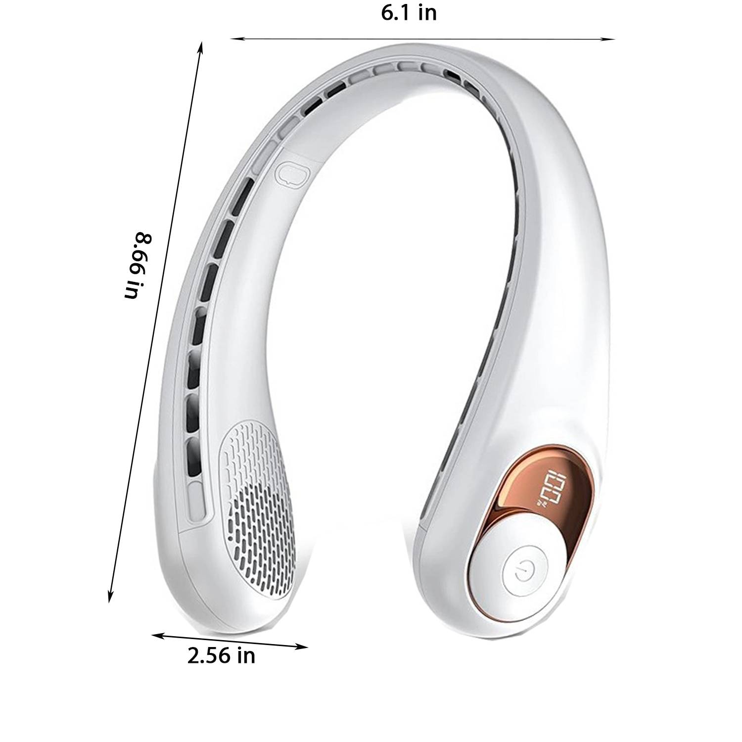 Portable USB Charging Neck Fan w/ Quiet Design 9