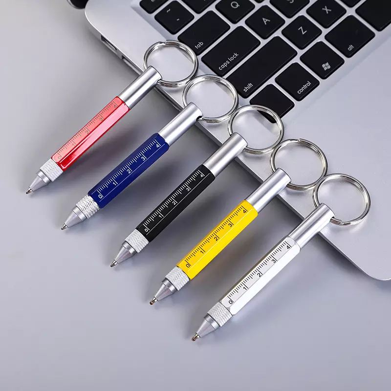 Tech Tool Ballpoint Pens with Key Ring, Ruler 3