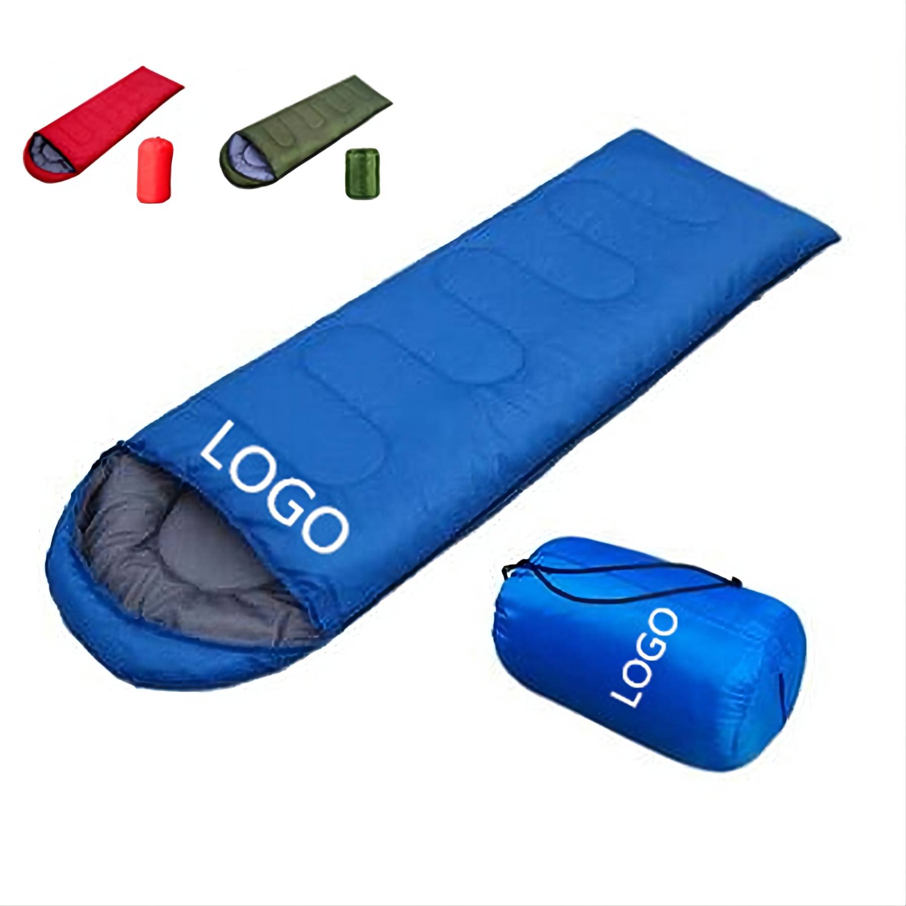 Envelope Hooded Outdoor Sleeping Bag 1