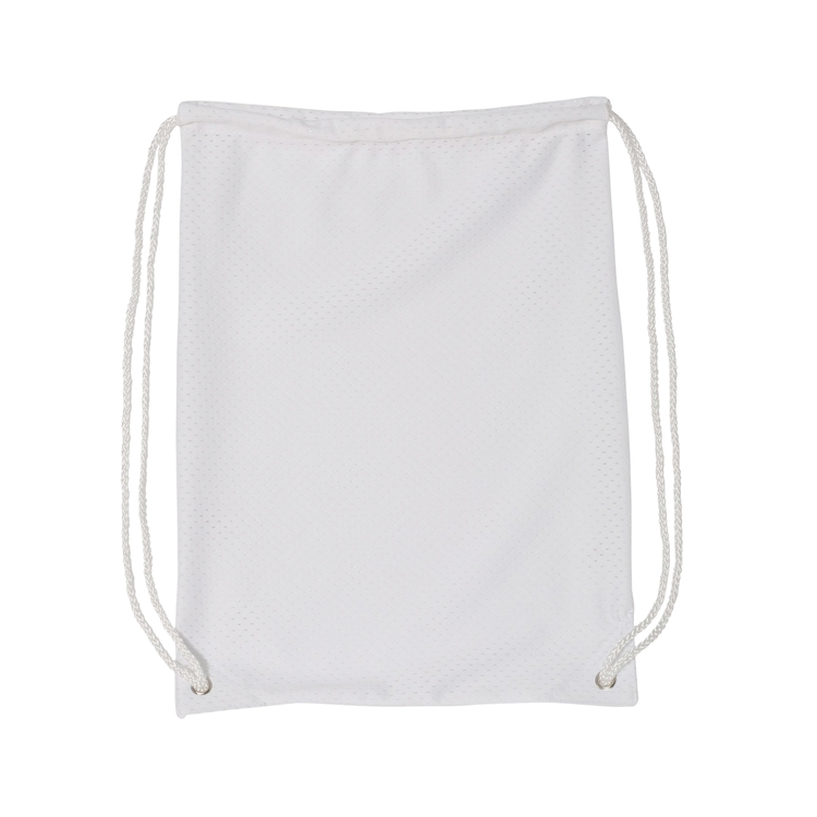 100% Polyester Jersey Mesh Drawstring Backpack 8