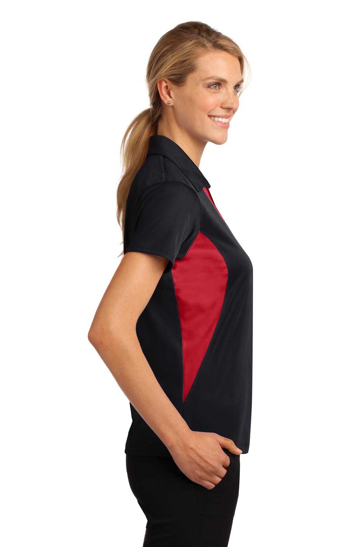 Sport-Tek® Women's Side Blocked Micropique Sport-Wick Polo 50