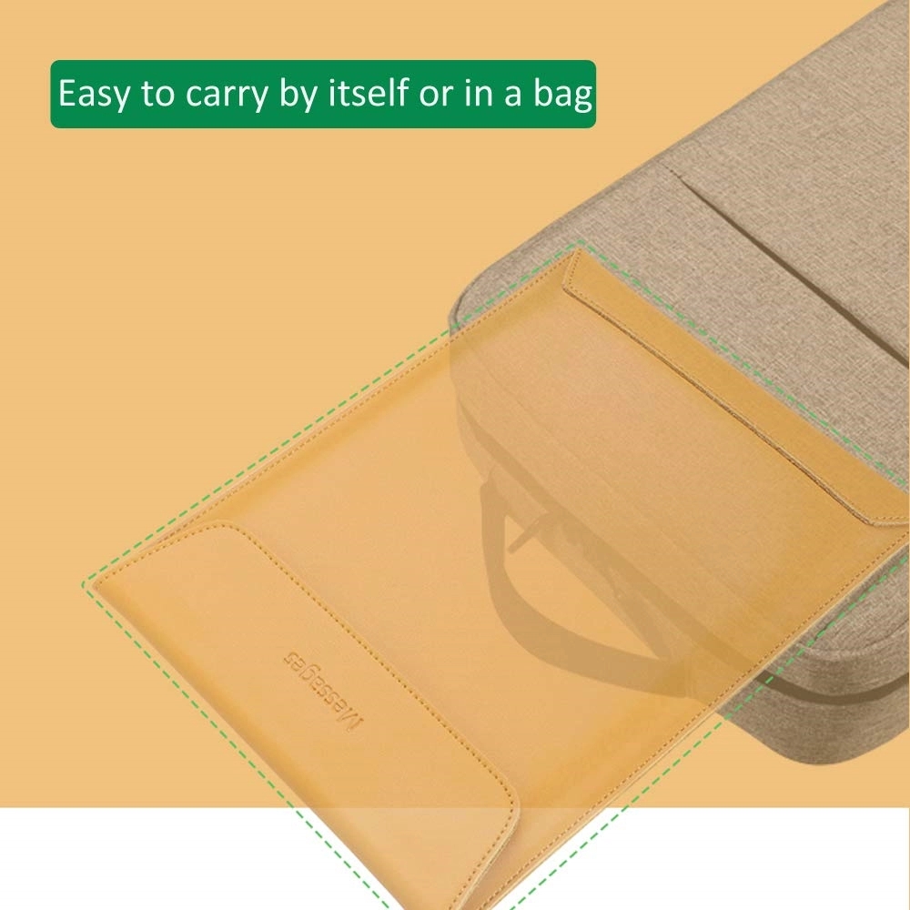 11/12/13/15 Inch Leather Laptop Sleeve Bag 3