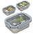 Heat 'N Eat Microwaveable Stainless Steel Lunch Box with Vented Glass Lid 5