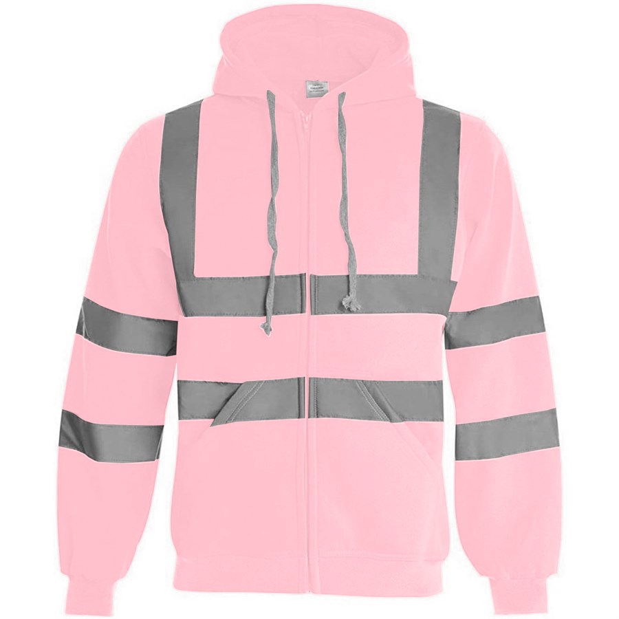 VISIPRO Reflective Safety Full-Zip Hoodie with Bands & Brace 4