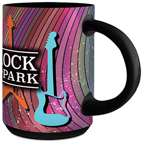 15 Oz. Mighty 360 Wrap Black Mug