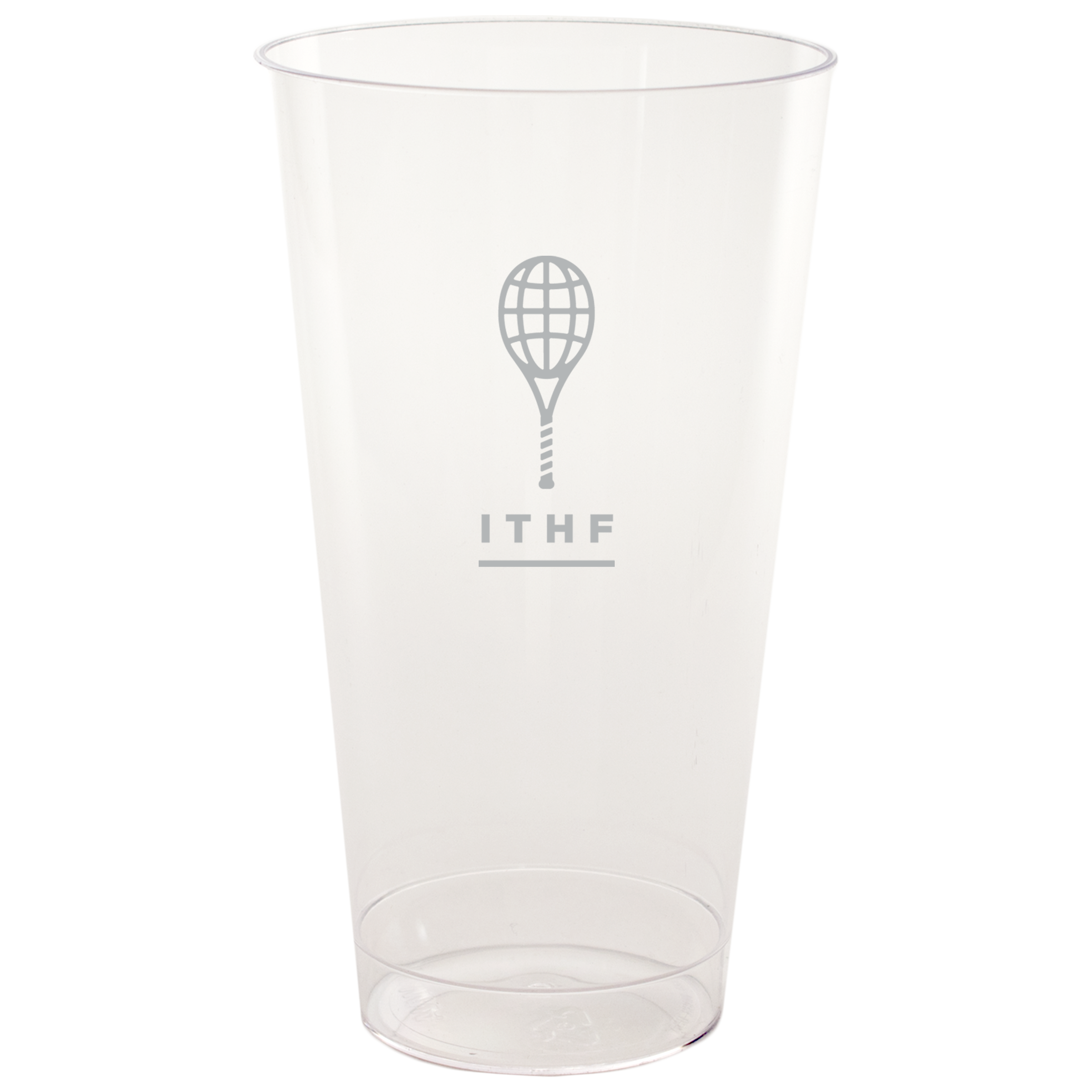 16oz Clear Plastic Hard-Sided Tumbler