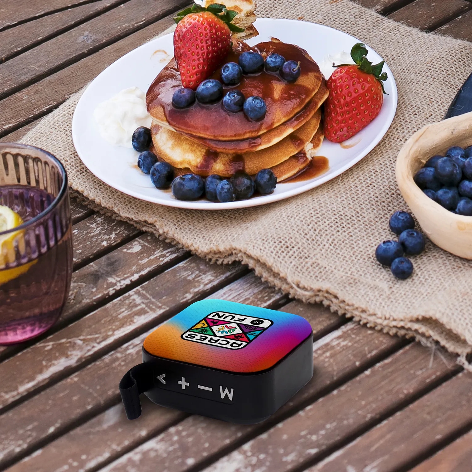 Full Color Square Bluetooth Speaker 5