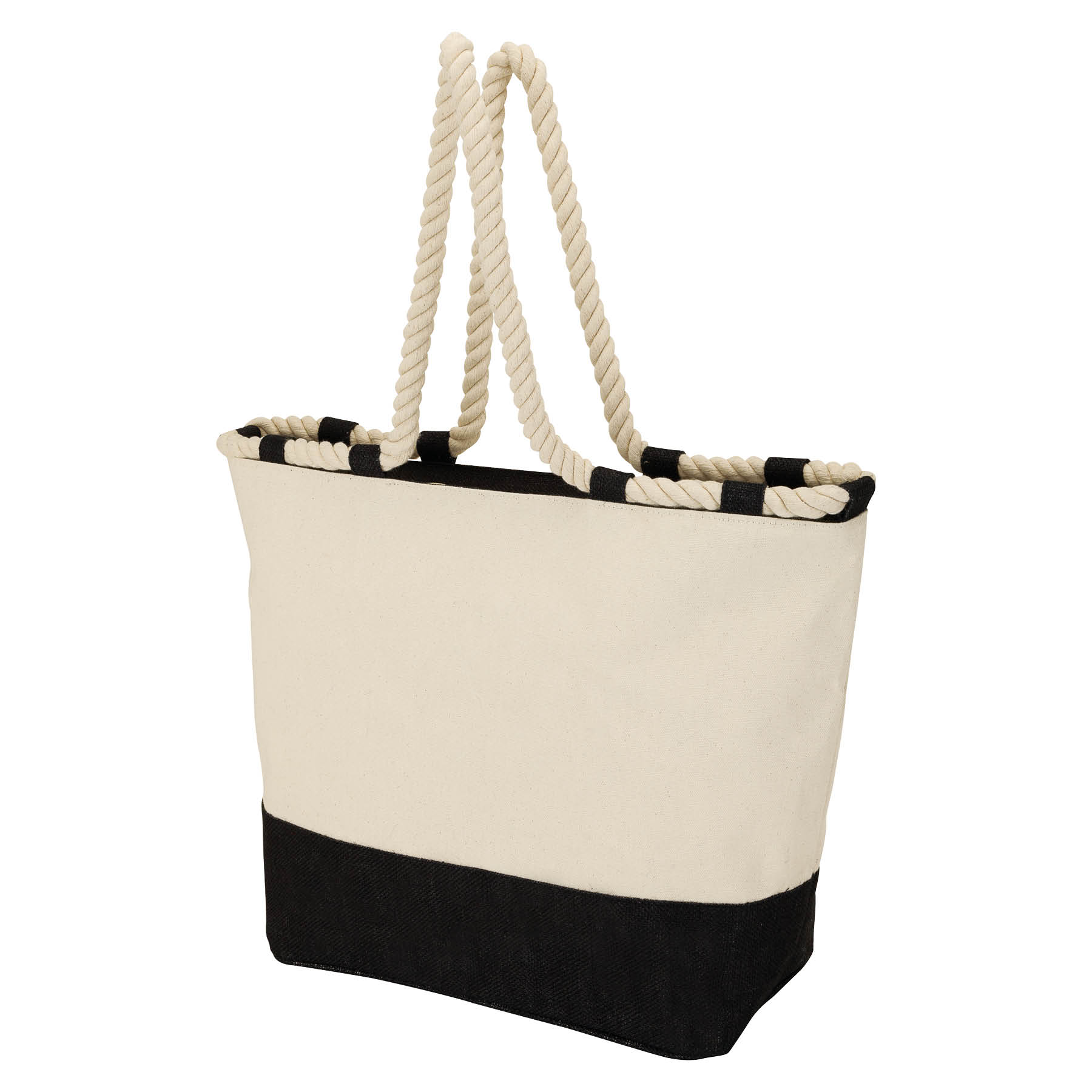 Barcelona Canvas & Jute Tote 4