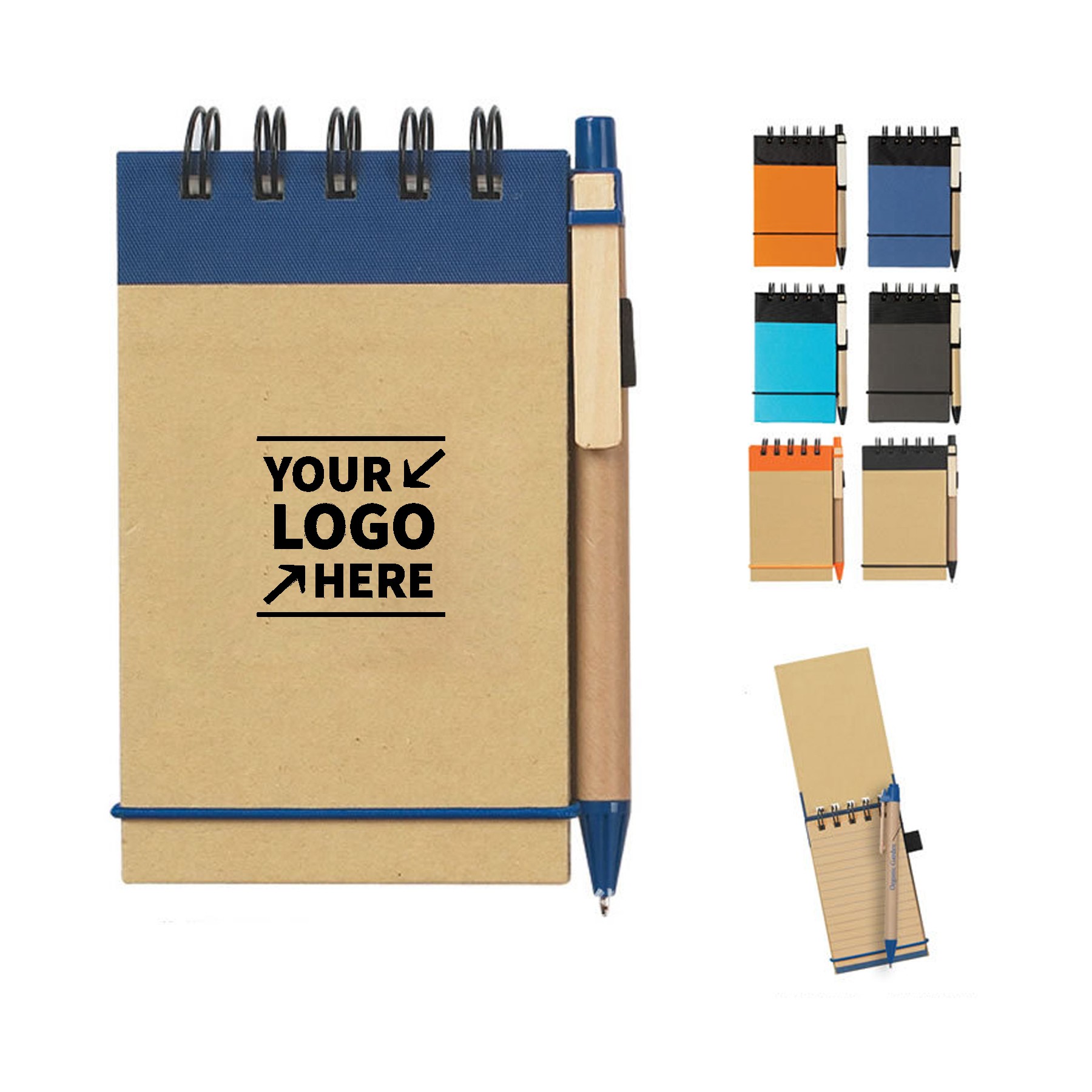 Kraft Paper Notebook With Pen