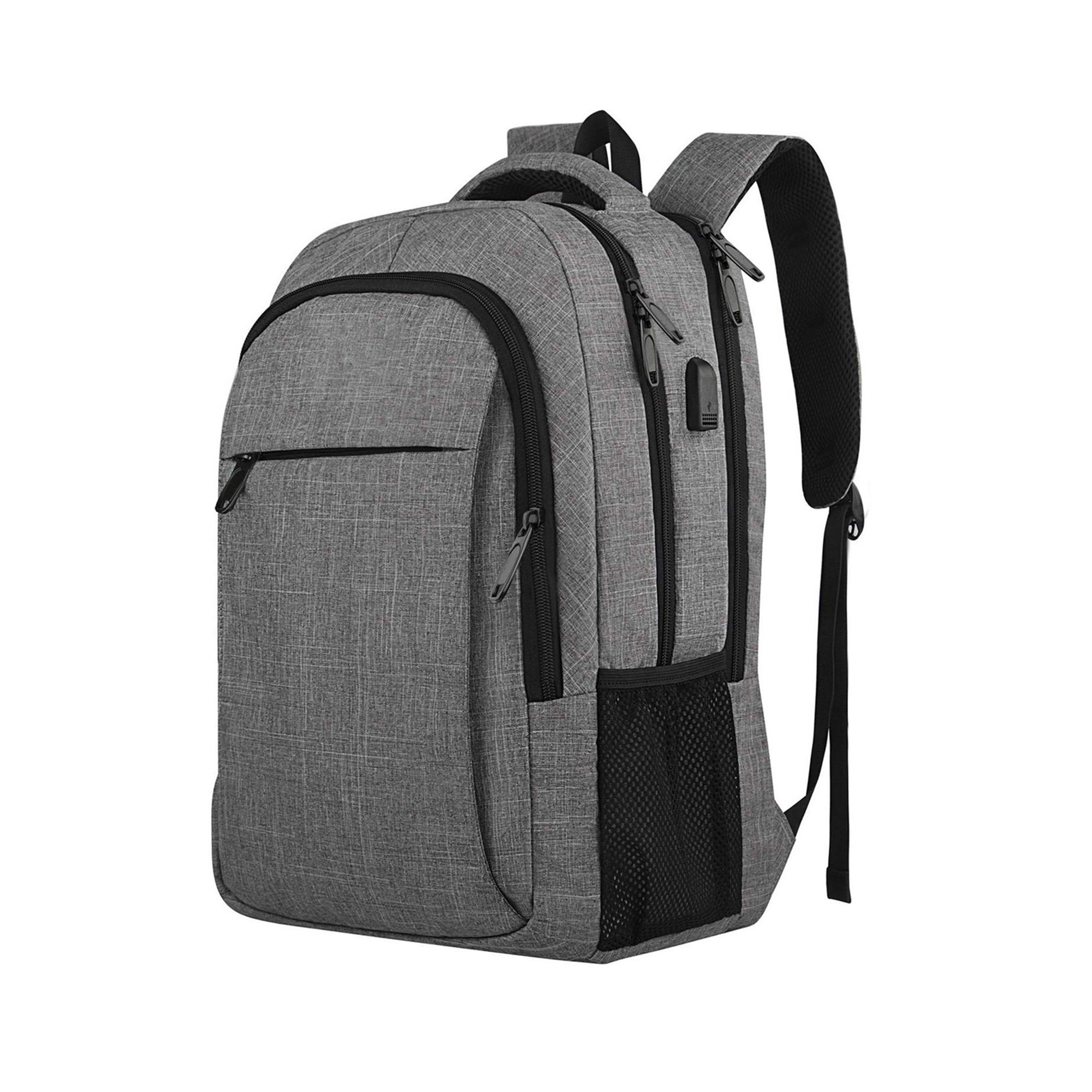 Nylon Travel Laptop Backpack With Padded Strap 8