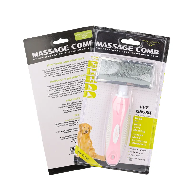 Professional Grade Extra Long Slicker/Dog/Cat Brush 2