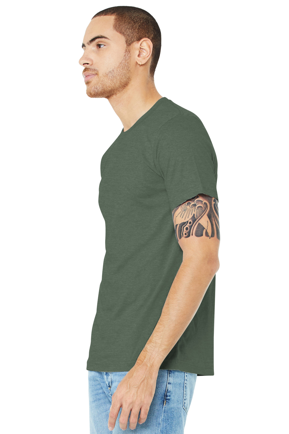 BELLA+CANVAS® Unisex Heather CVC Short Sleeve Tee 2