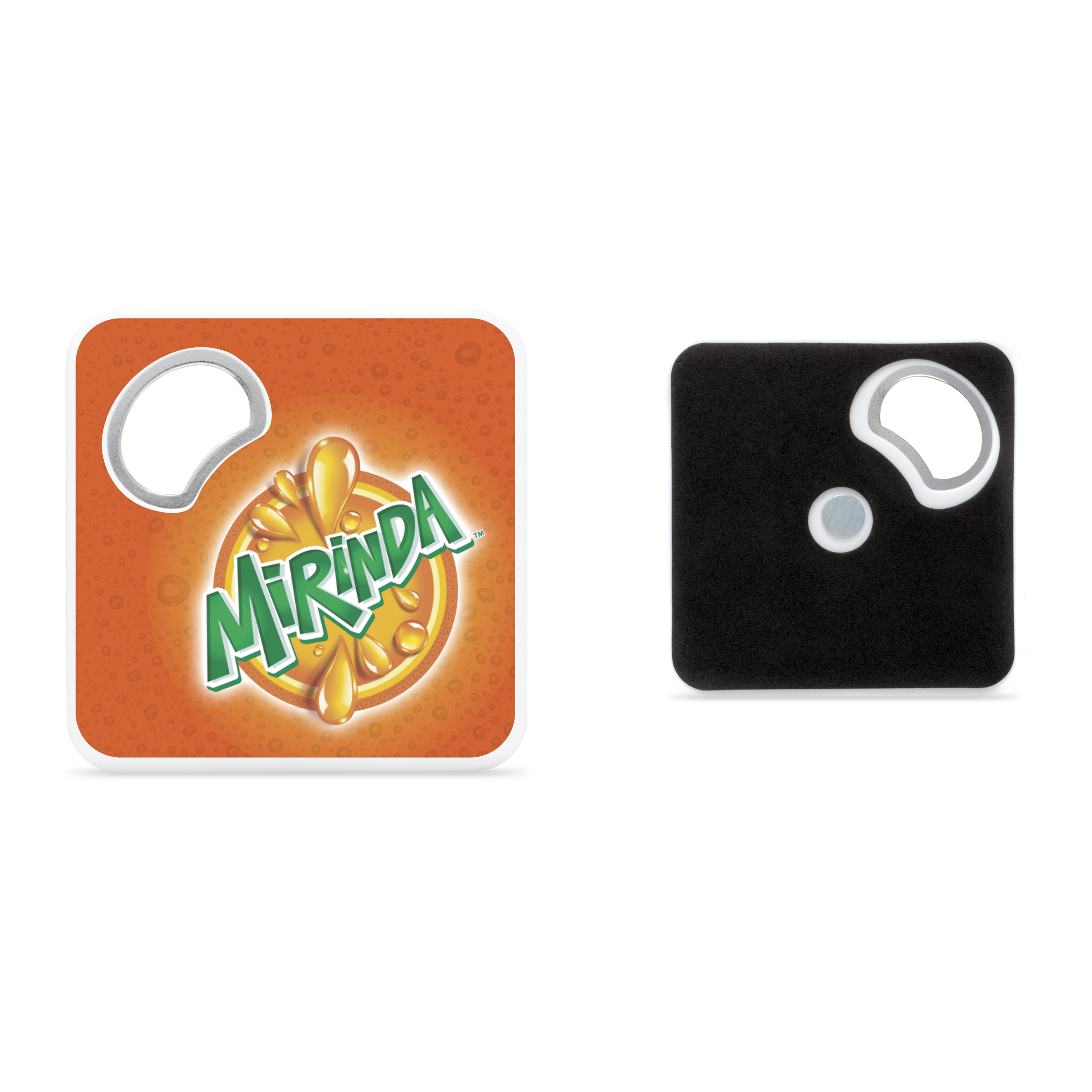 Magnetic Coaster With Bottle Opener