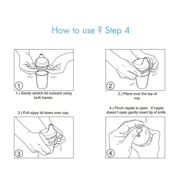 Leak-Proof Silicone Cup Lid with Universal Fit 4