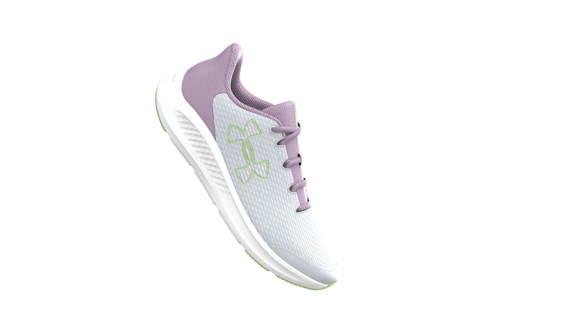 UA Charged Pursuit 3 Big Logo Girls' Grade School Running Shoes 3