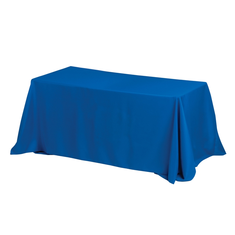 "Preakness Six" 3-Sided Economy Table Cover & Throws (One Color Print) / Fits 6 ft Table 48