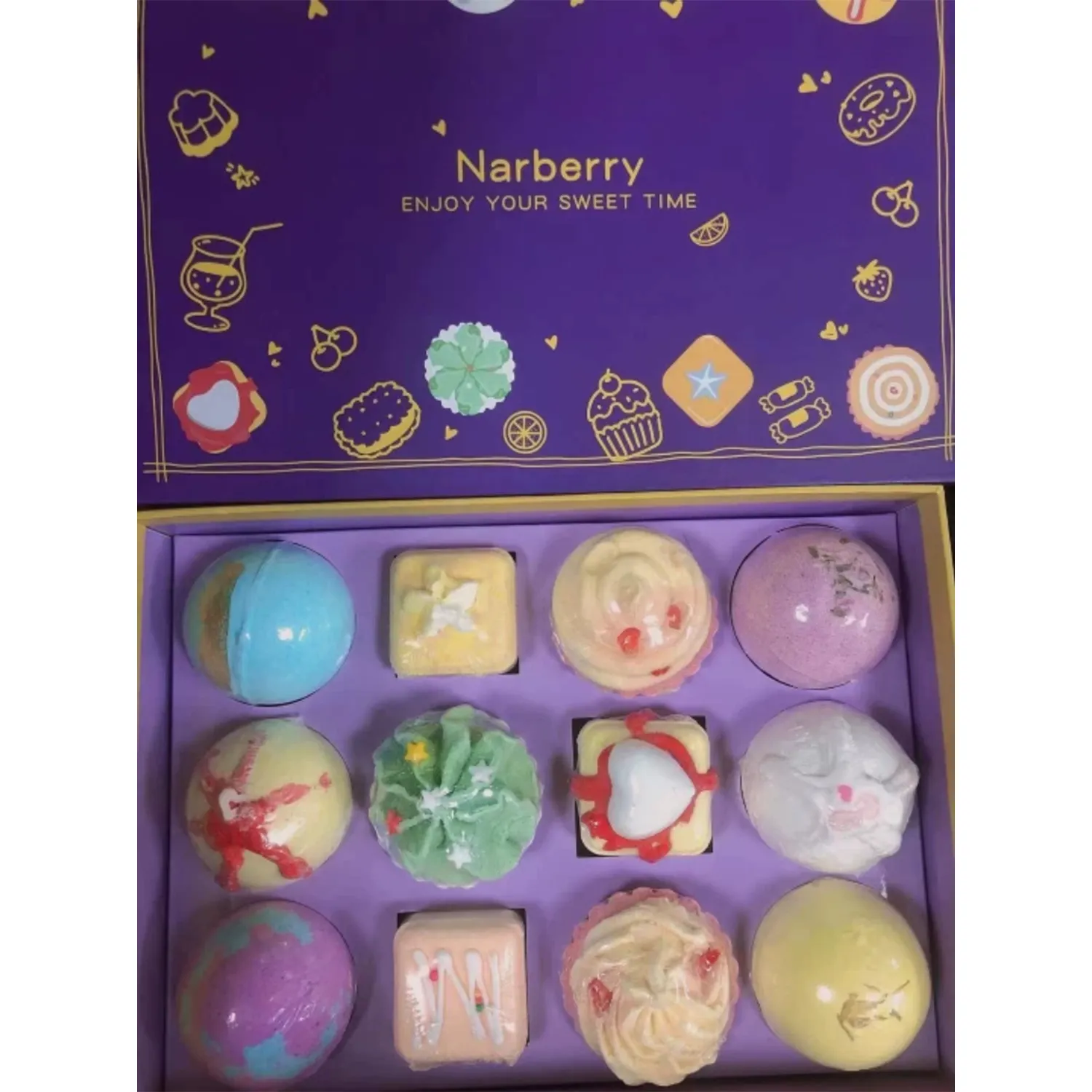 Individually Packaged/Gift Box Cake Bath Salt Balls 2