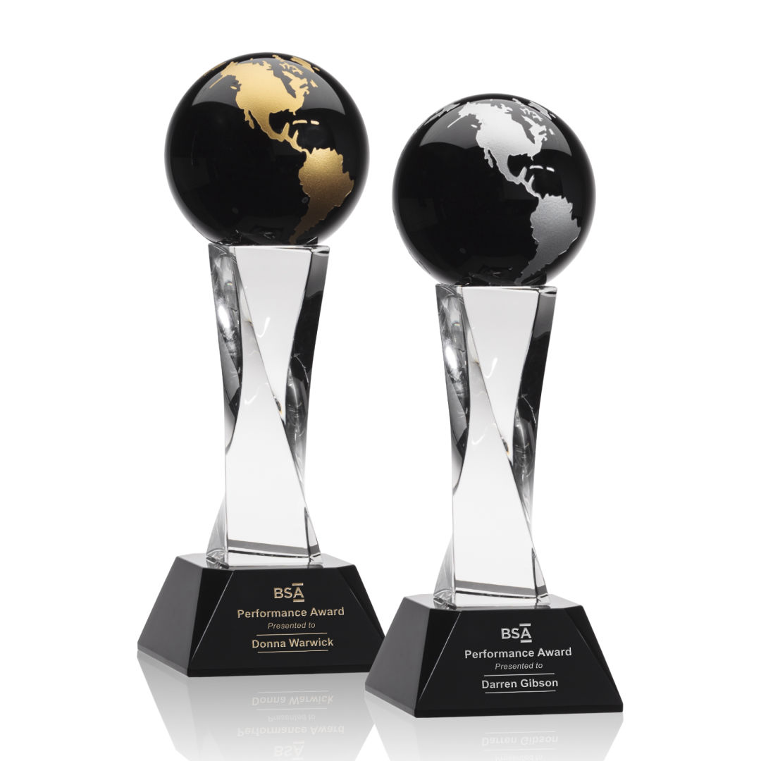 Langport Globe Award - Black