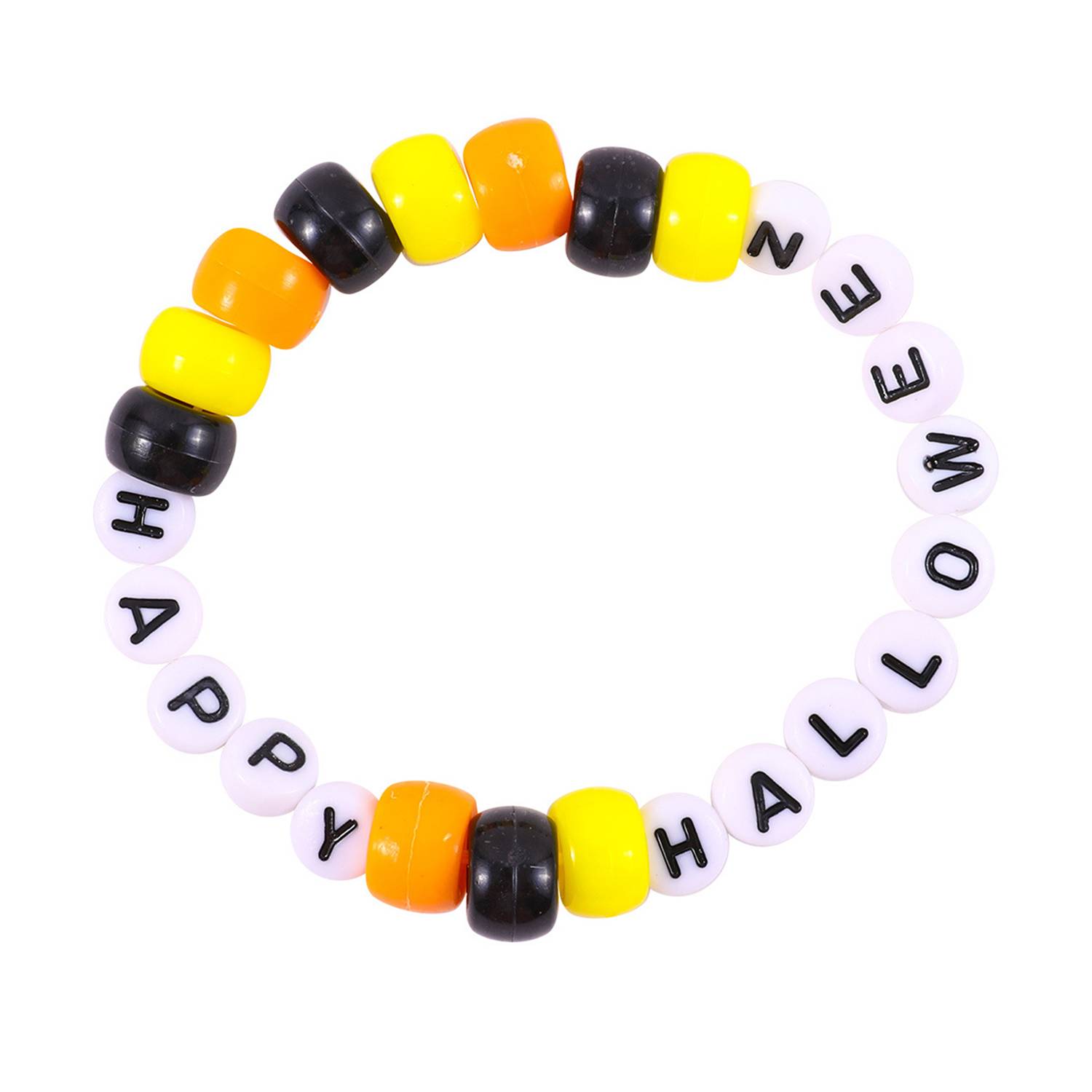 Acrylic Plastic Simple barrel letter bracelet 5