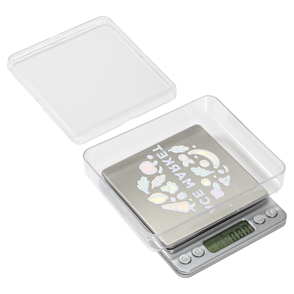 Easy Measure Digital Kitchen Scale with Food Tray 7