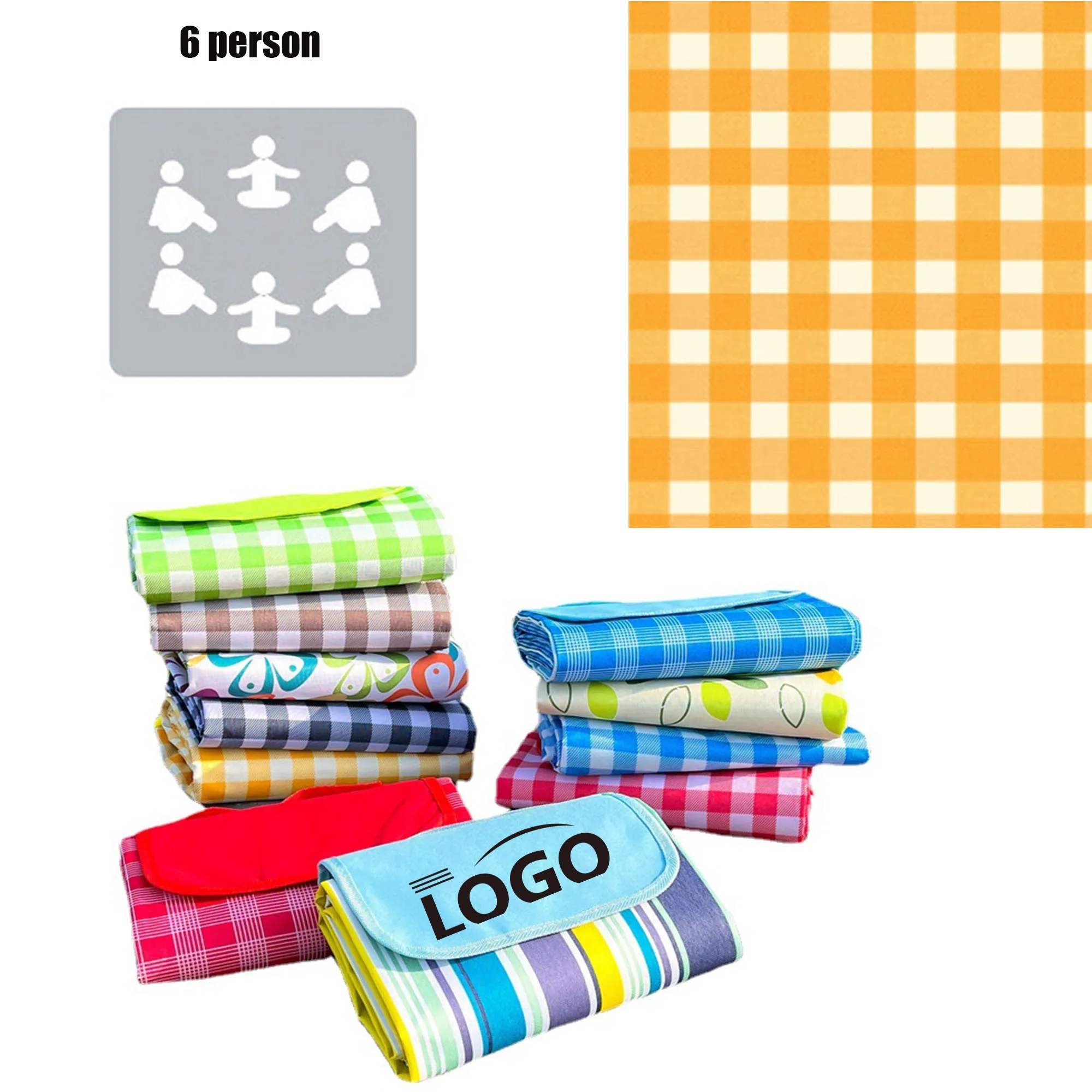 79"X59" Outdoor Large Beach Picnic Blanket MOQ10 2