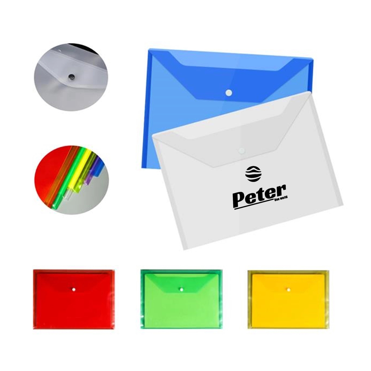 Transparent PP Buckle File Bag 1