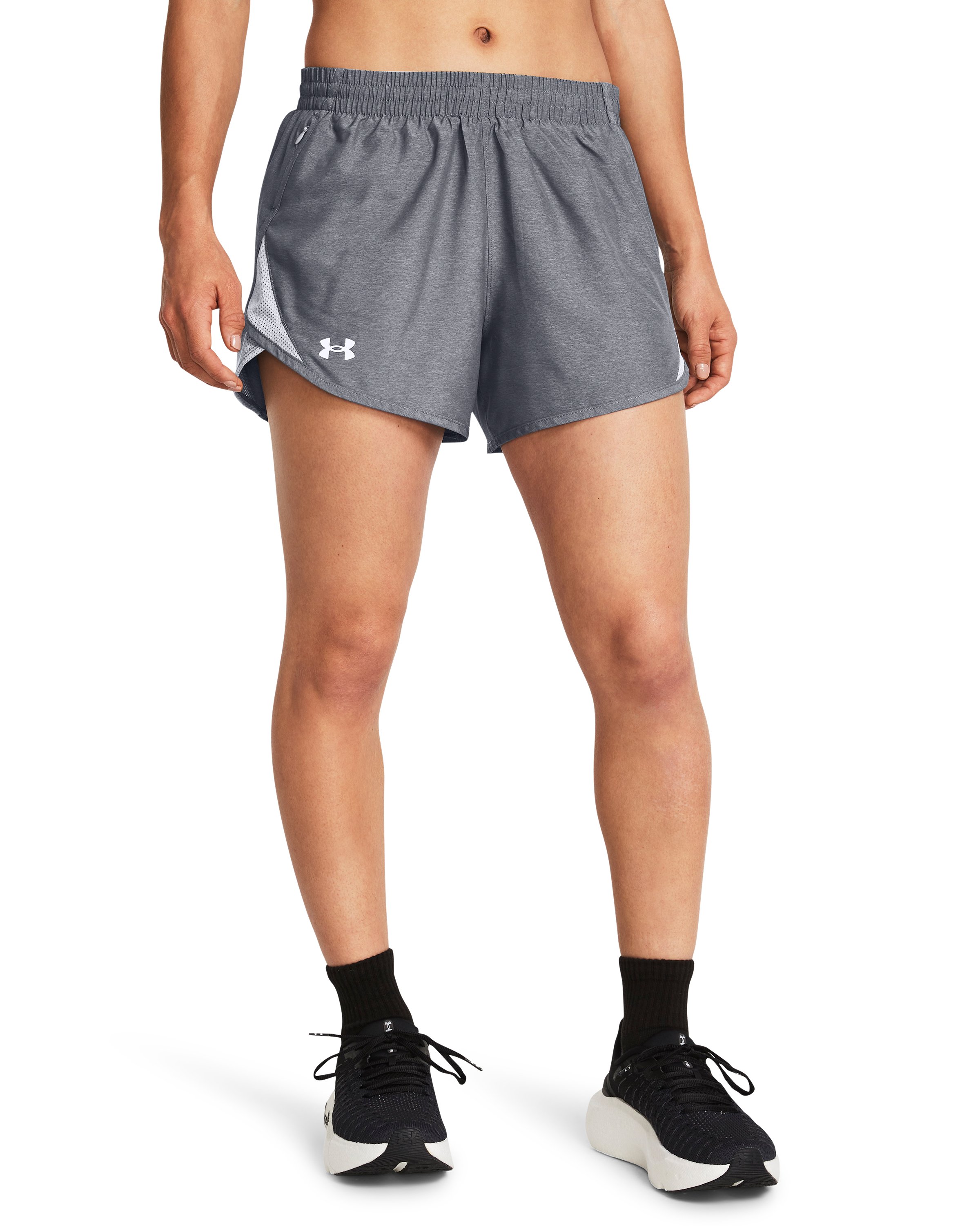 UA Fly-By Heather Women's 3 Shorts 5