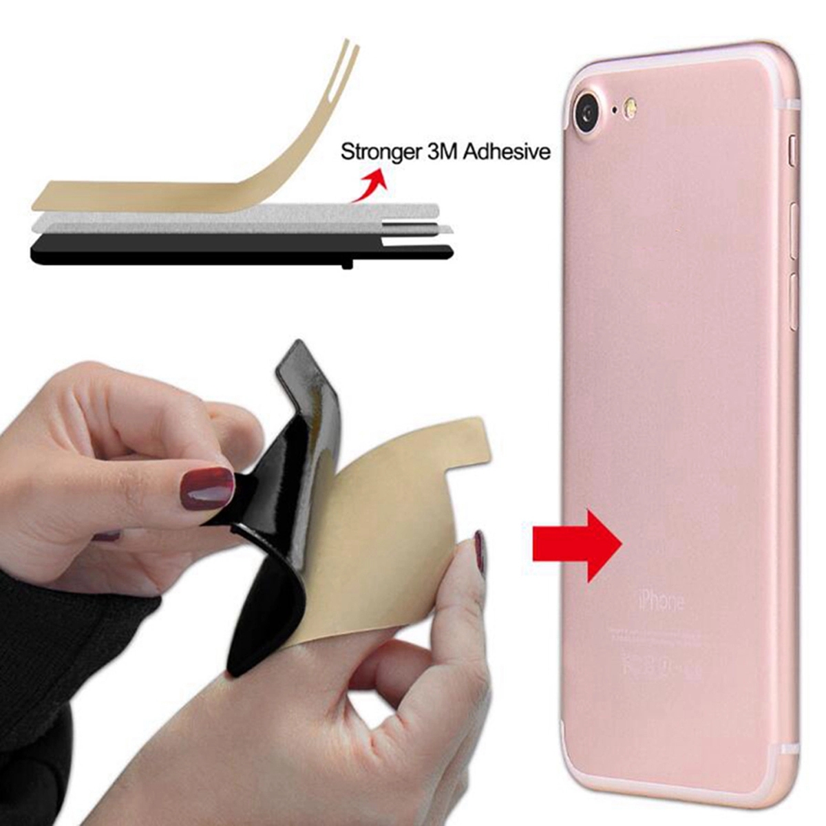Silicone Phone Card Holder 4