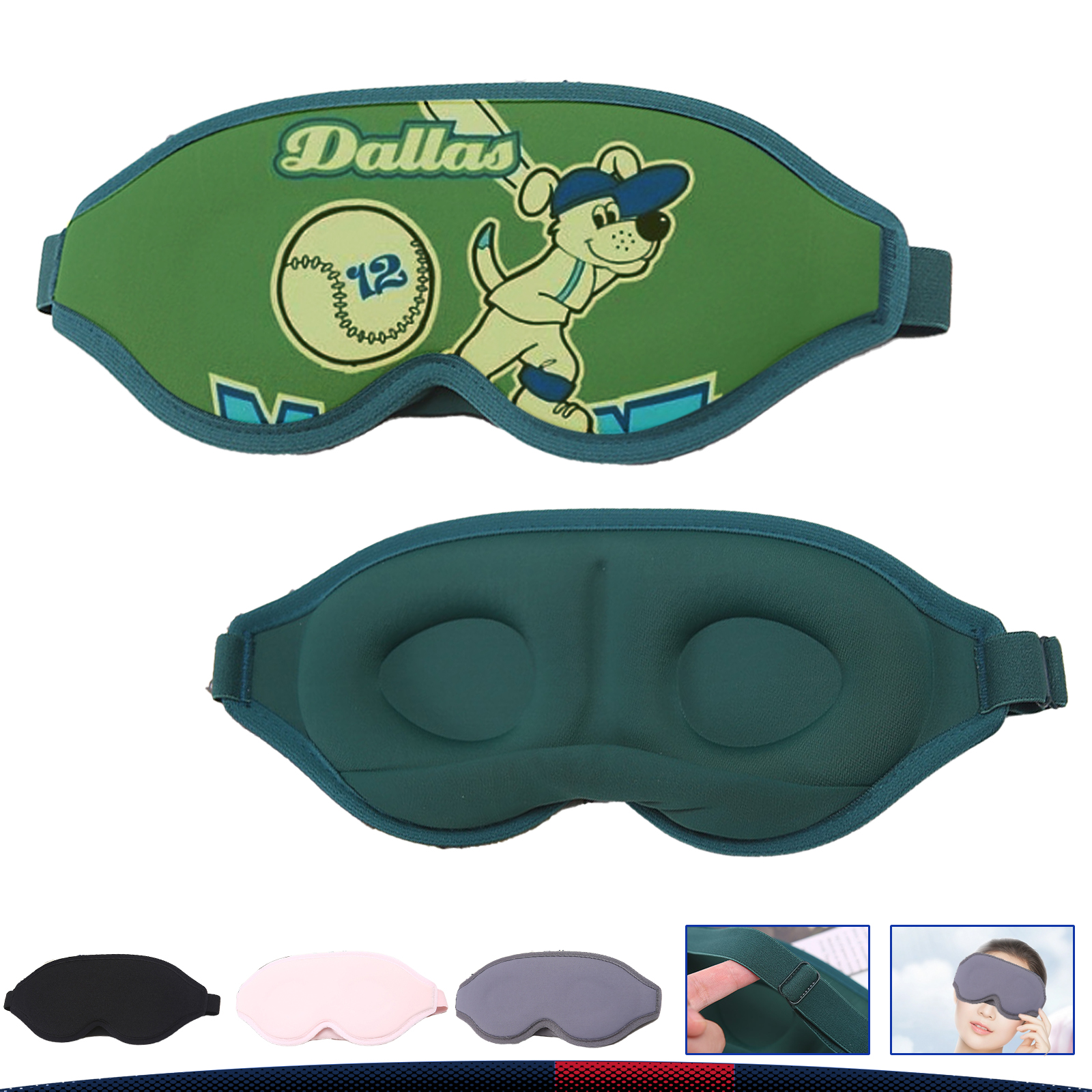 3D Sponge Eye Mask 4