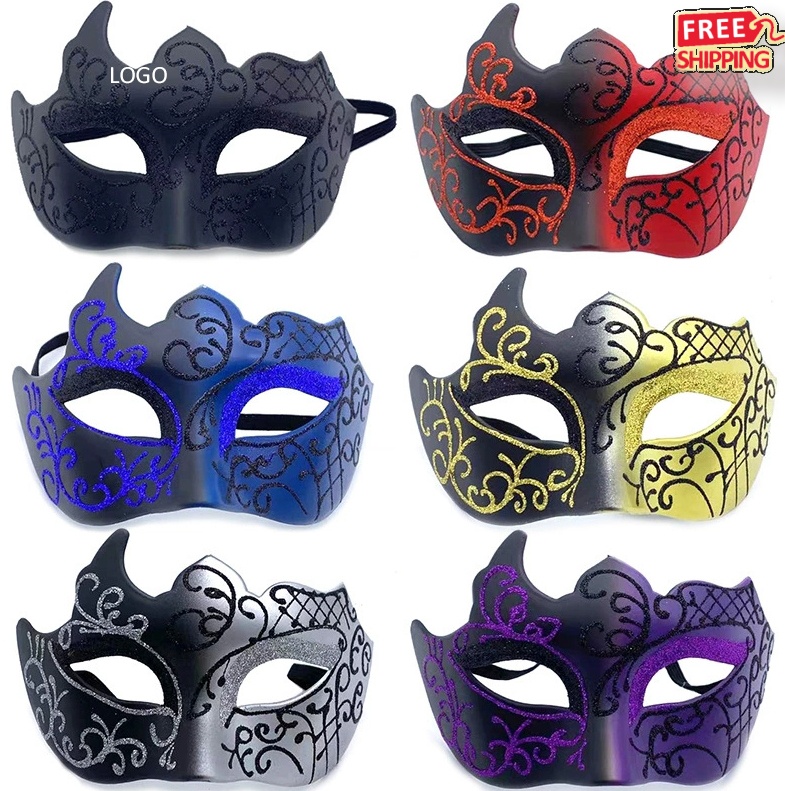 Venetian Couple Masquerade Mask Set 3