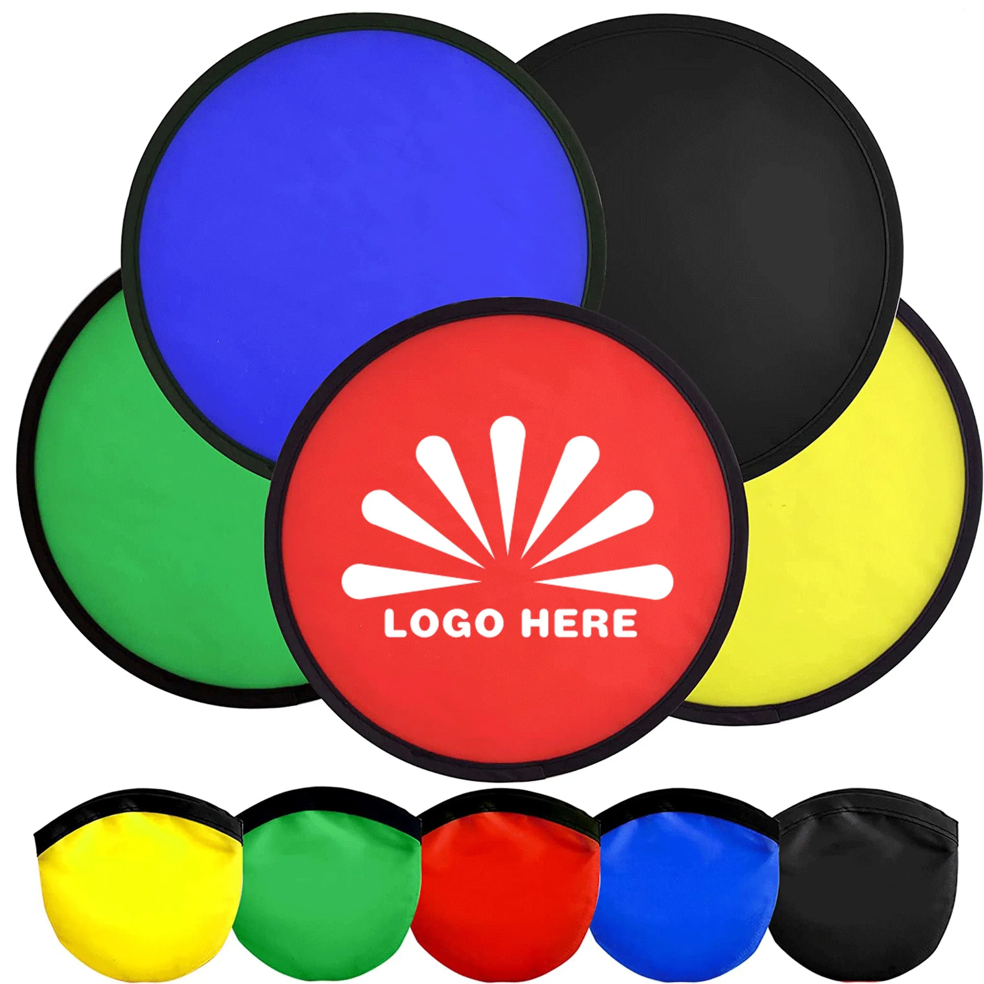 Foldable Flying Disc With Handle MOQ 100 PCS 2