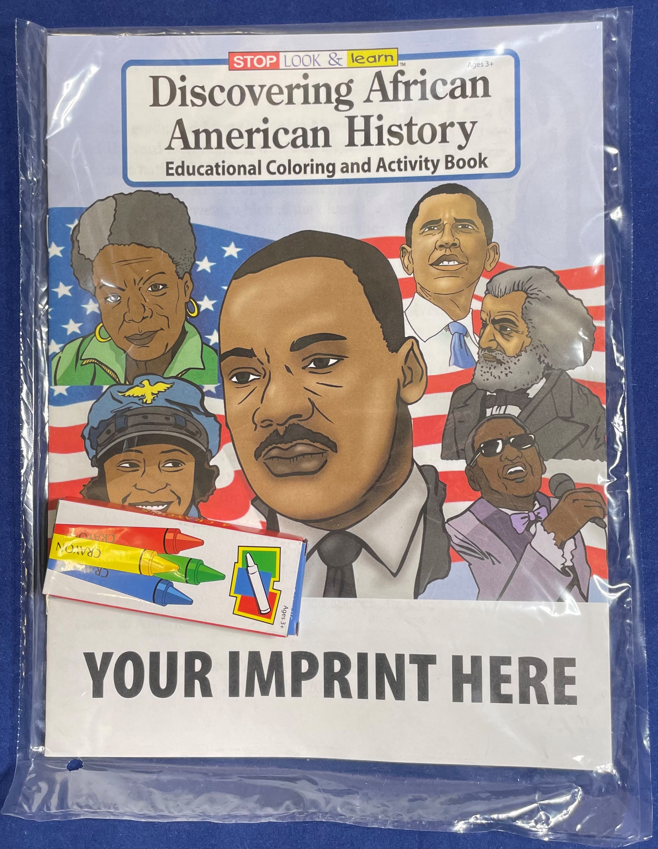 COLORING SET - Discovering African American History Coloring Book Fun Pack 4