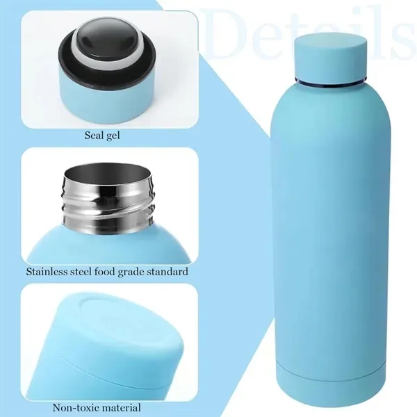 Stainless Steel Insulated Water Bottle with 17 oz Mouth 4