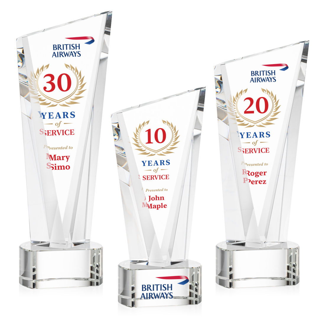 Plymouth VividPrint™ Award on Paragon Base - Clear 13