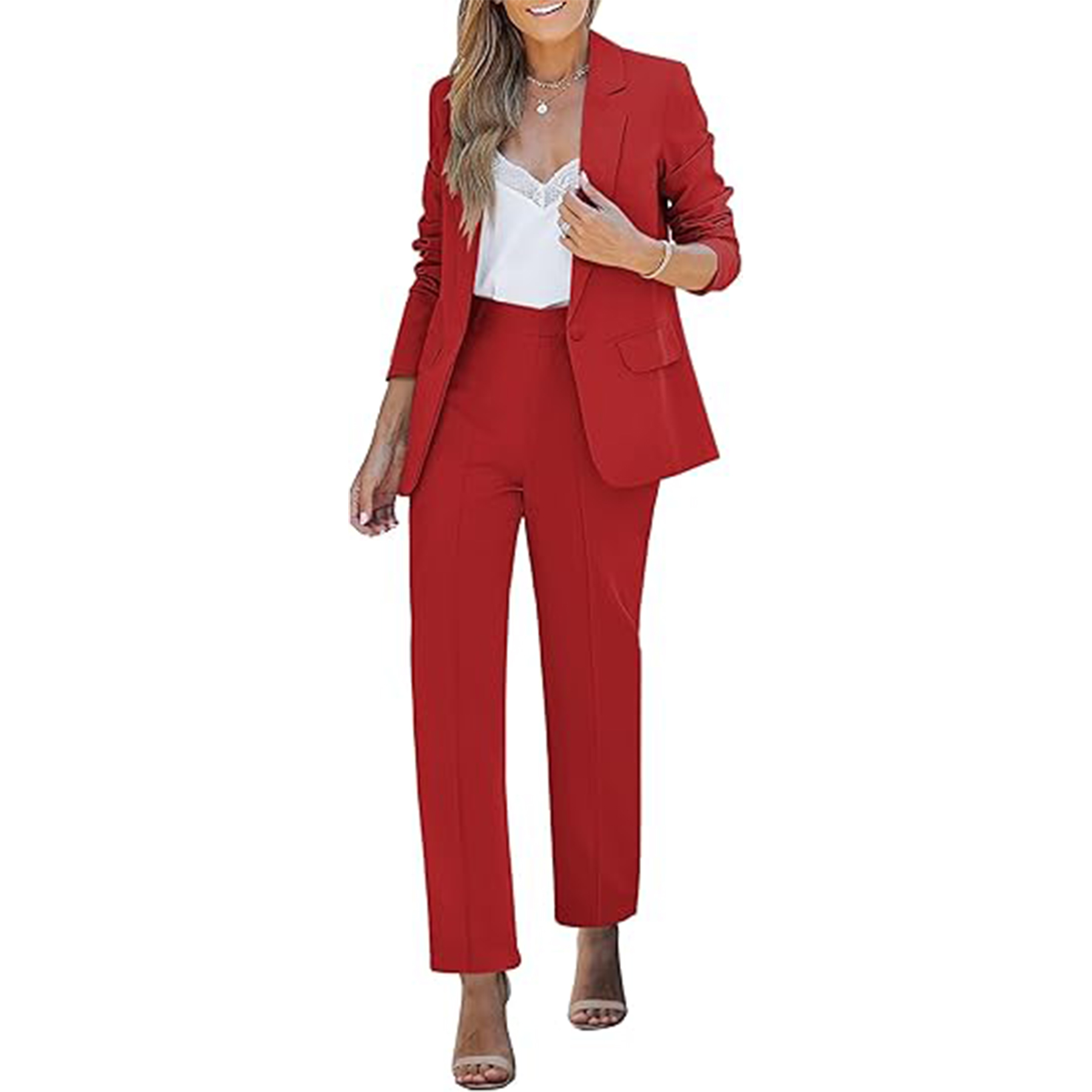 Women 2 Piece Business Casual Outfit Set 9
