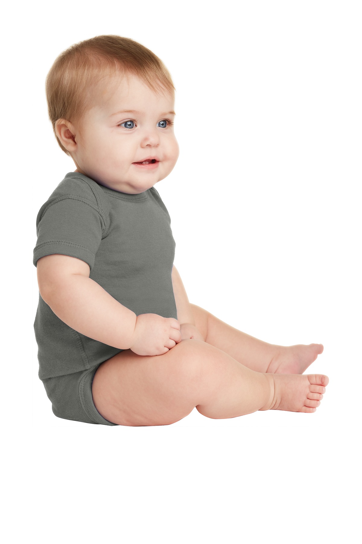 Rabbit Skins Infant Short Sleeve Baby Rib Bodysuit. RS4400 60