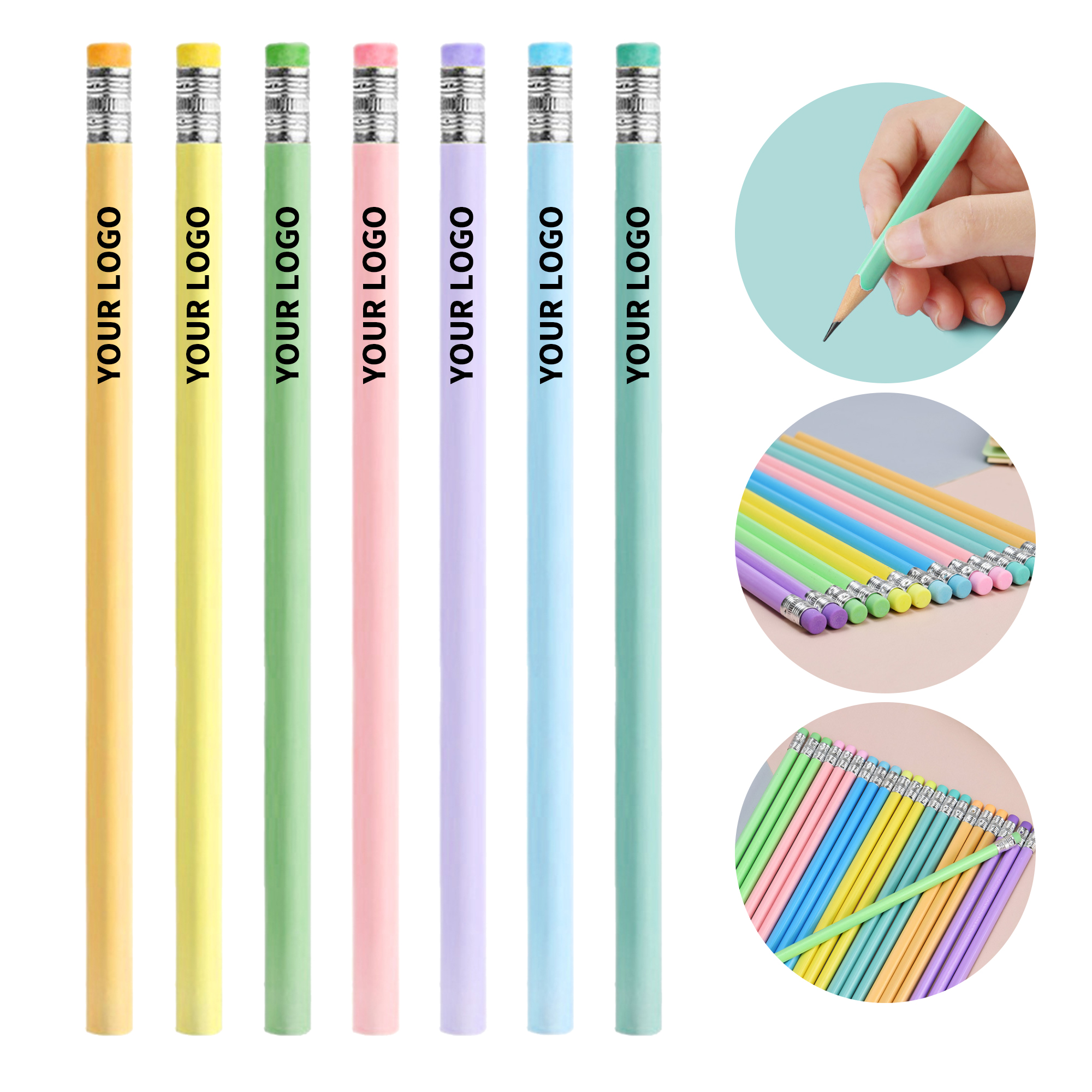 Color Change Wood Pencil With Latex Free Eraser 15