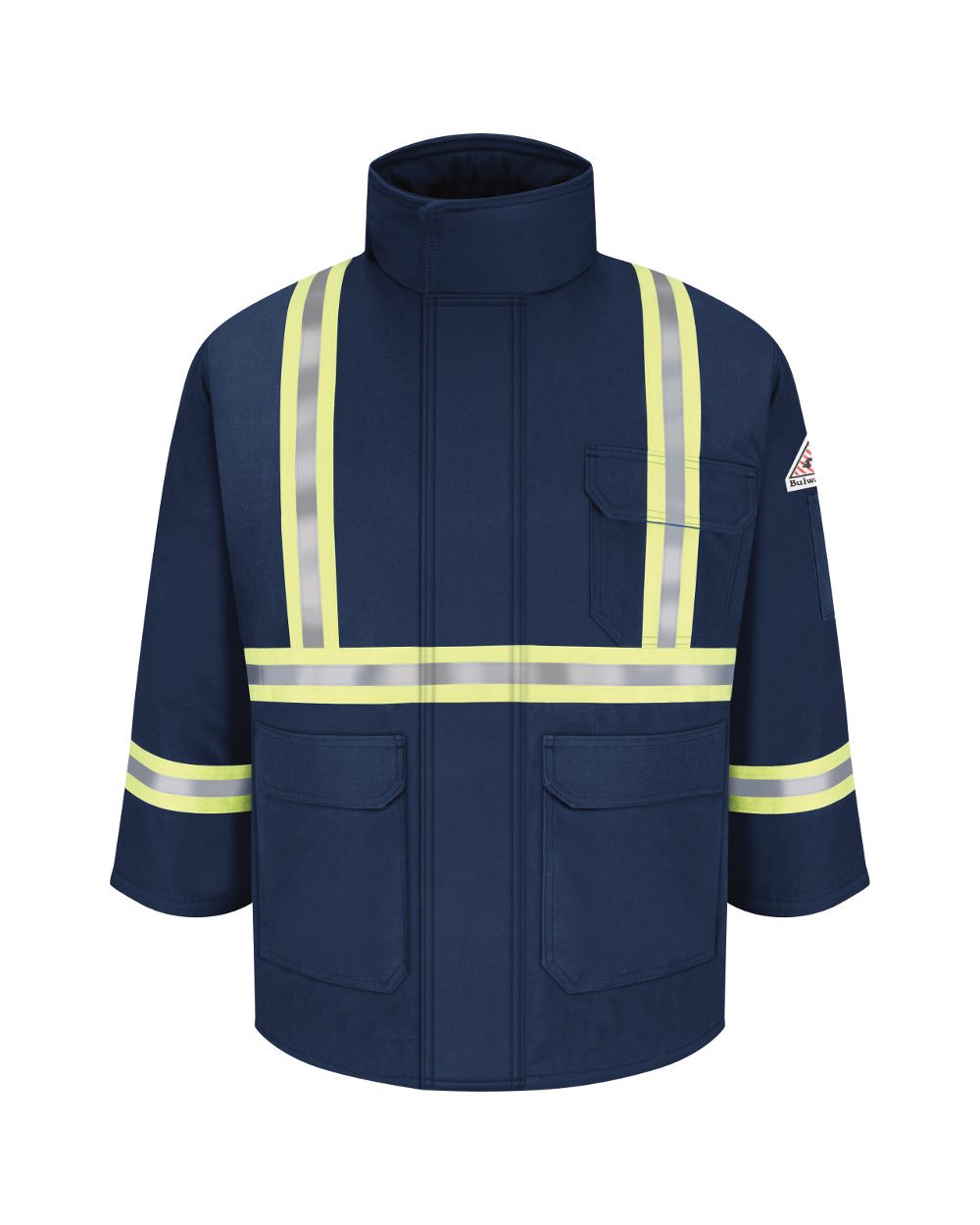Men's Long Deluxe Parka With Reflective Trim - EXCEL FR® ComforTouch - JLPCL 2