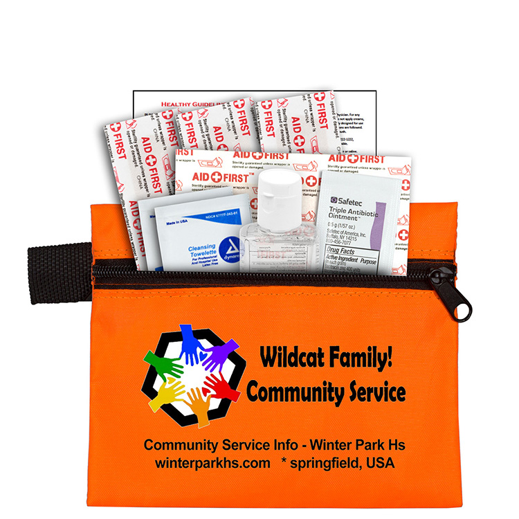 "SANITIME PLUS" 9 Piece Hand Sanitizer First Aid Kit 9