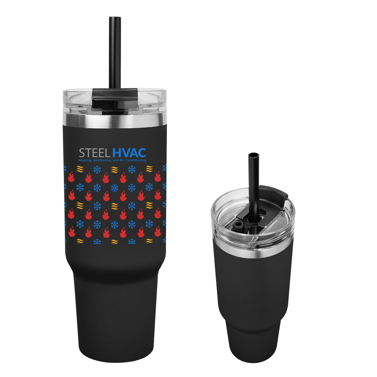 40 Oz. Full Color Naomi Intrepid Stainless Steel Tumbler 2