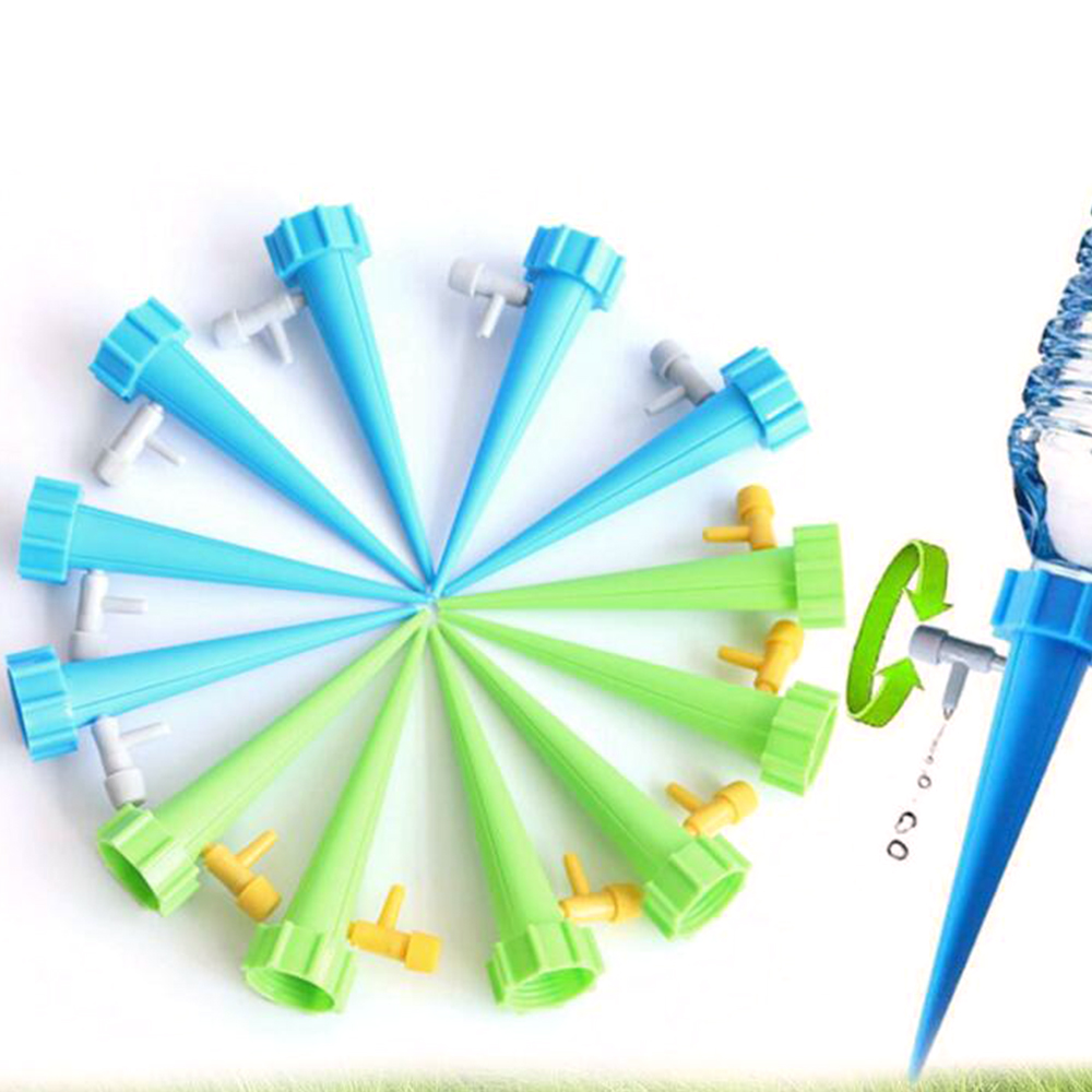 Plant Self Watering Insert Spikes Device With Adjustable Flow Valve 3
