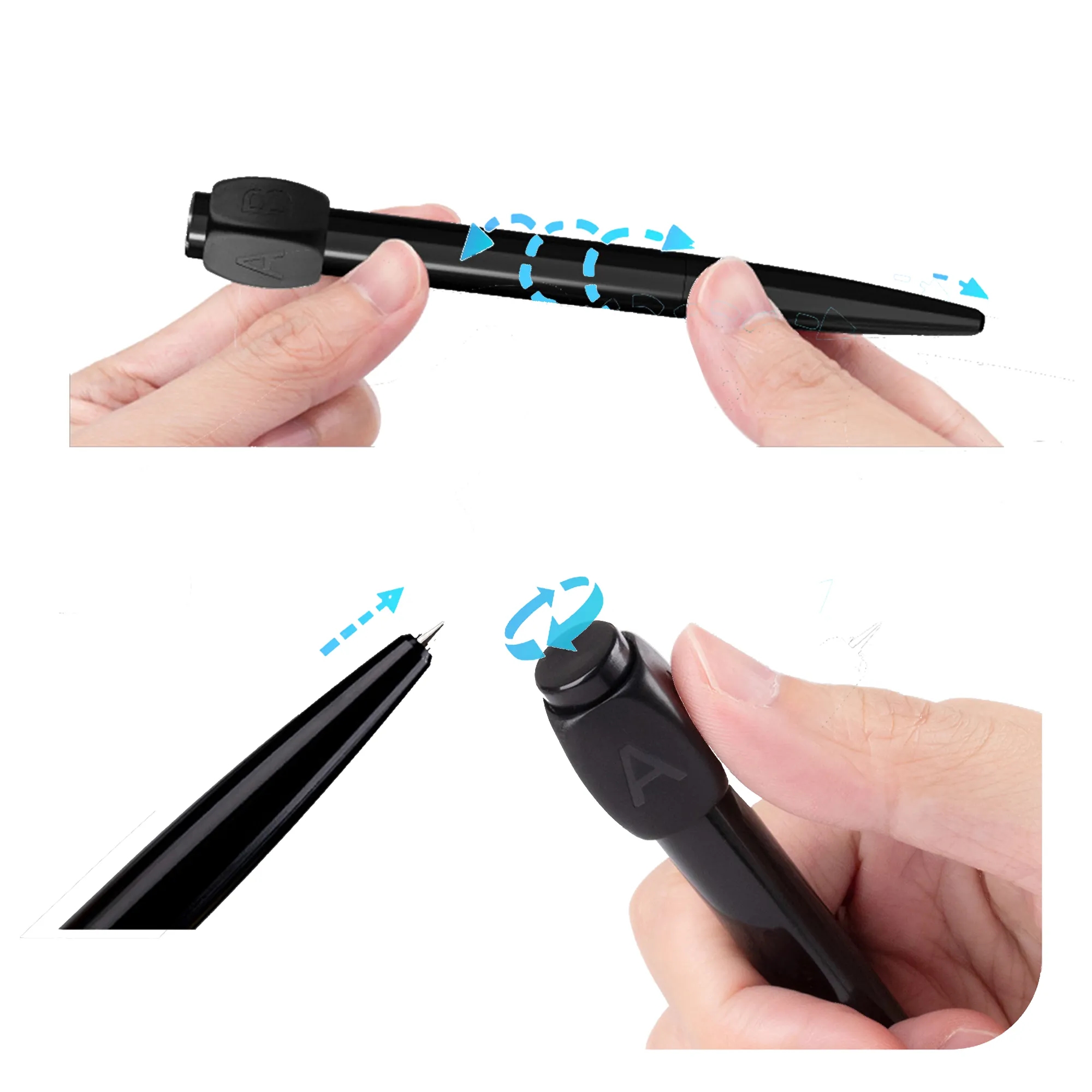 Decompression Rotatable Answer Neutral Pen MOQ 100PCS 2