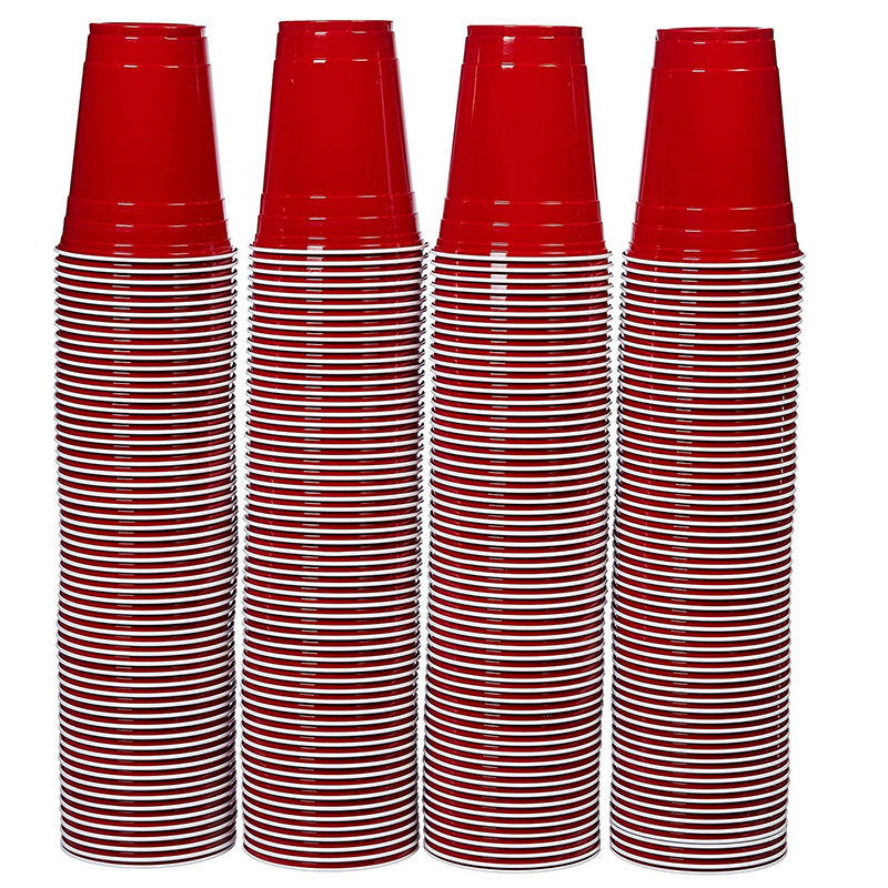 16-Ounce Reusable Plastic Drinking Cups 10