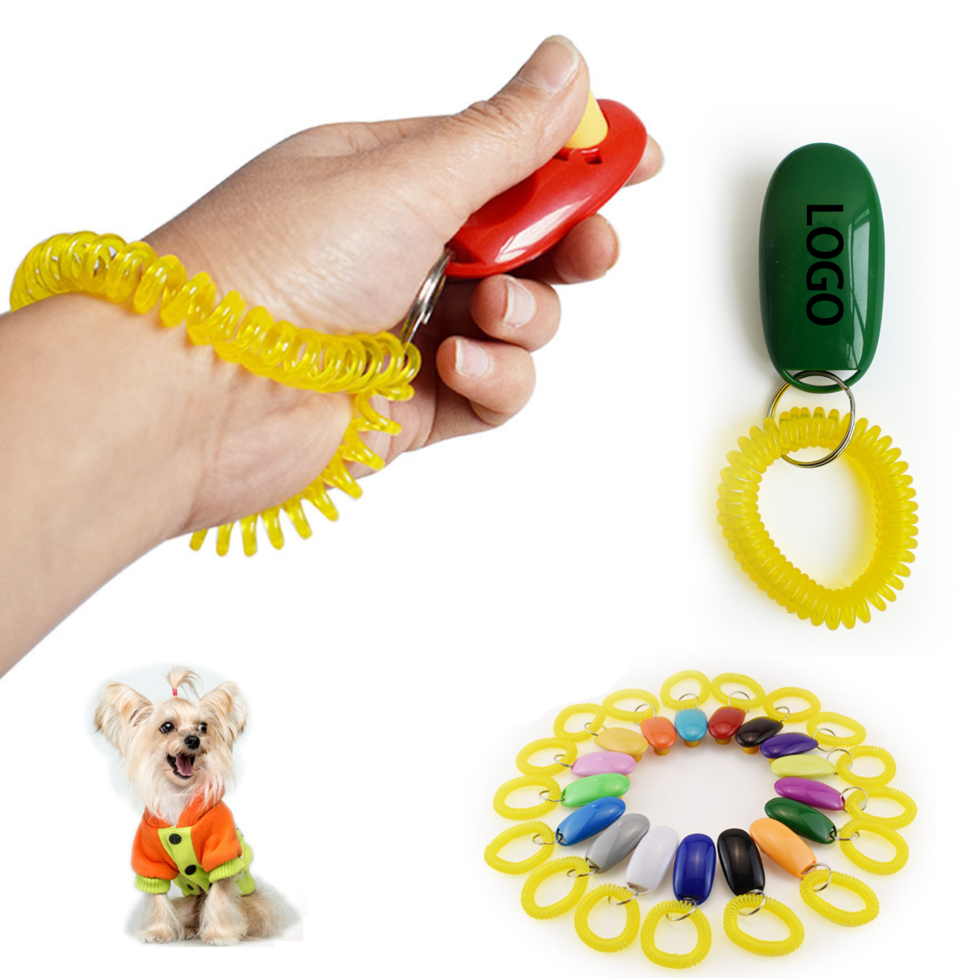 Pet Training Clicker with Wrist Strap 2