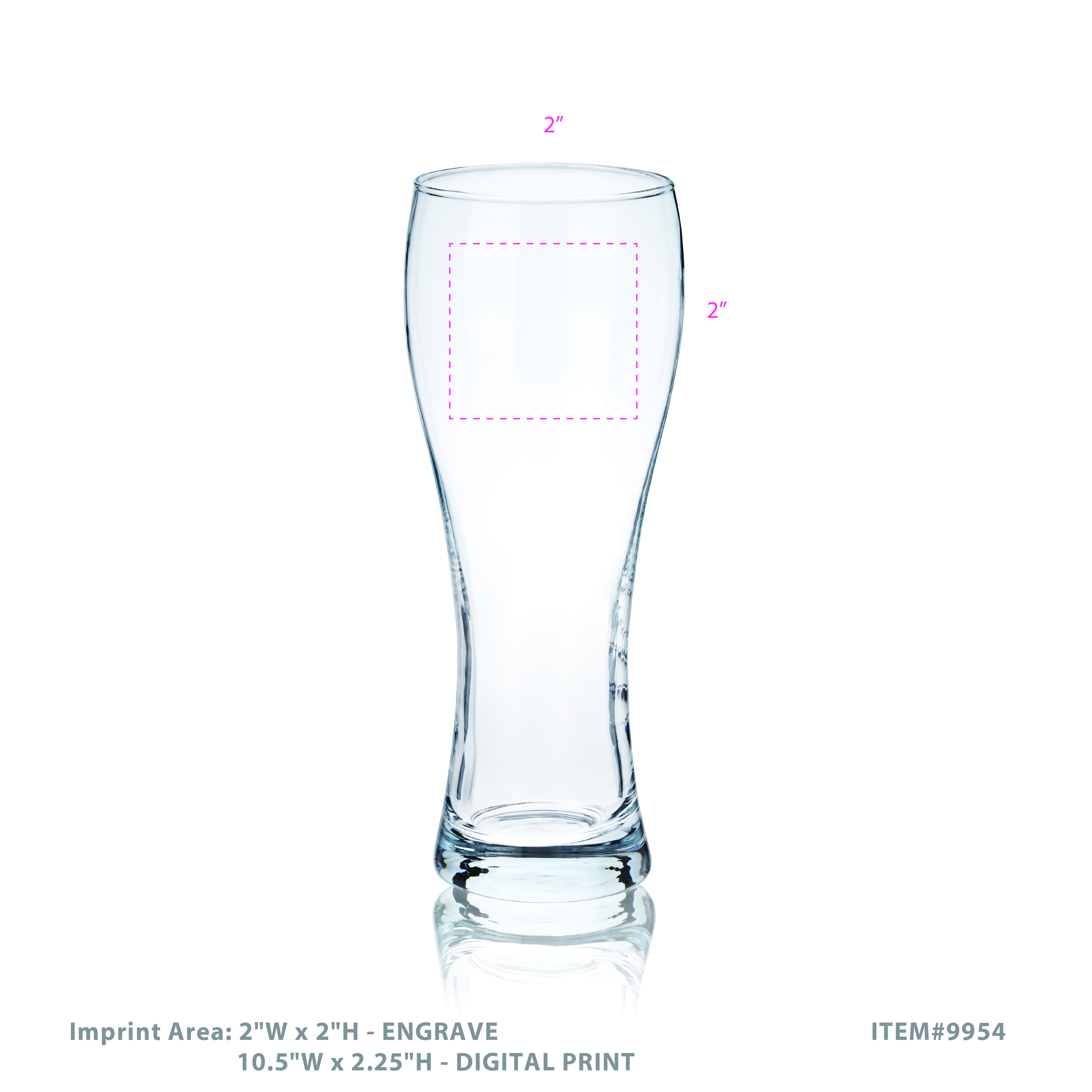 True® Wheat Beer Glass, set of 4 4